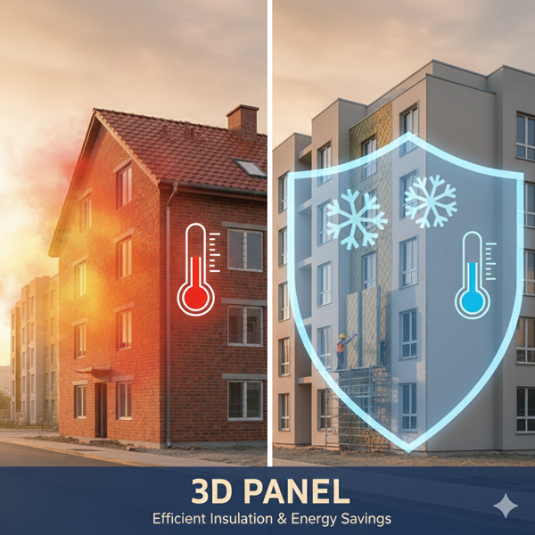 تری دی پانل - نقش تری‌ دی پانل در کاهش مصرف انرژی